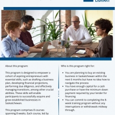 Acquisition Entrepreneurship Accelerator (AEA) Program