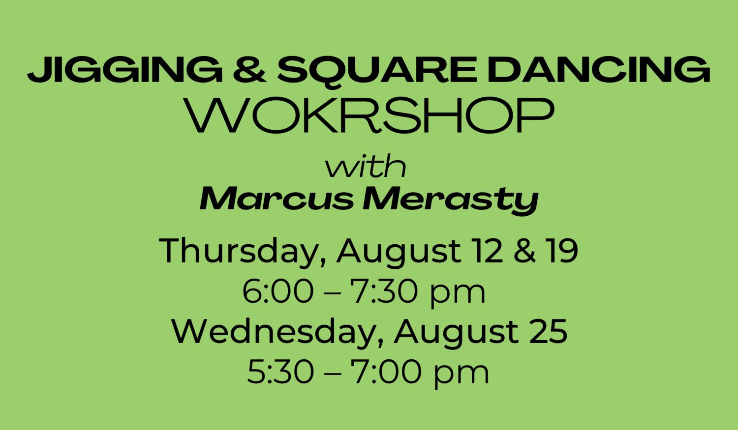 Class - Learn About Metis Jigging - by donation