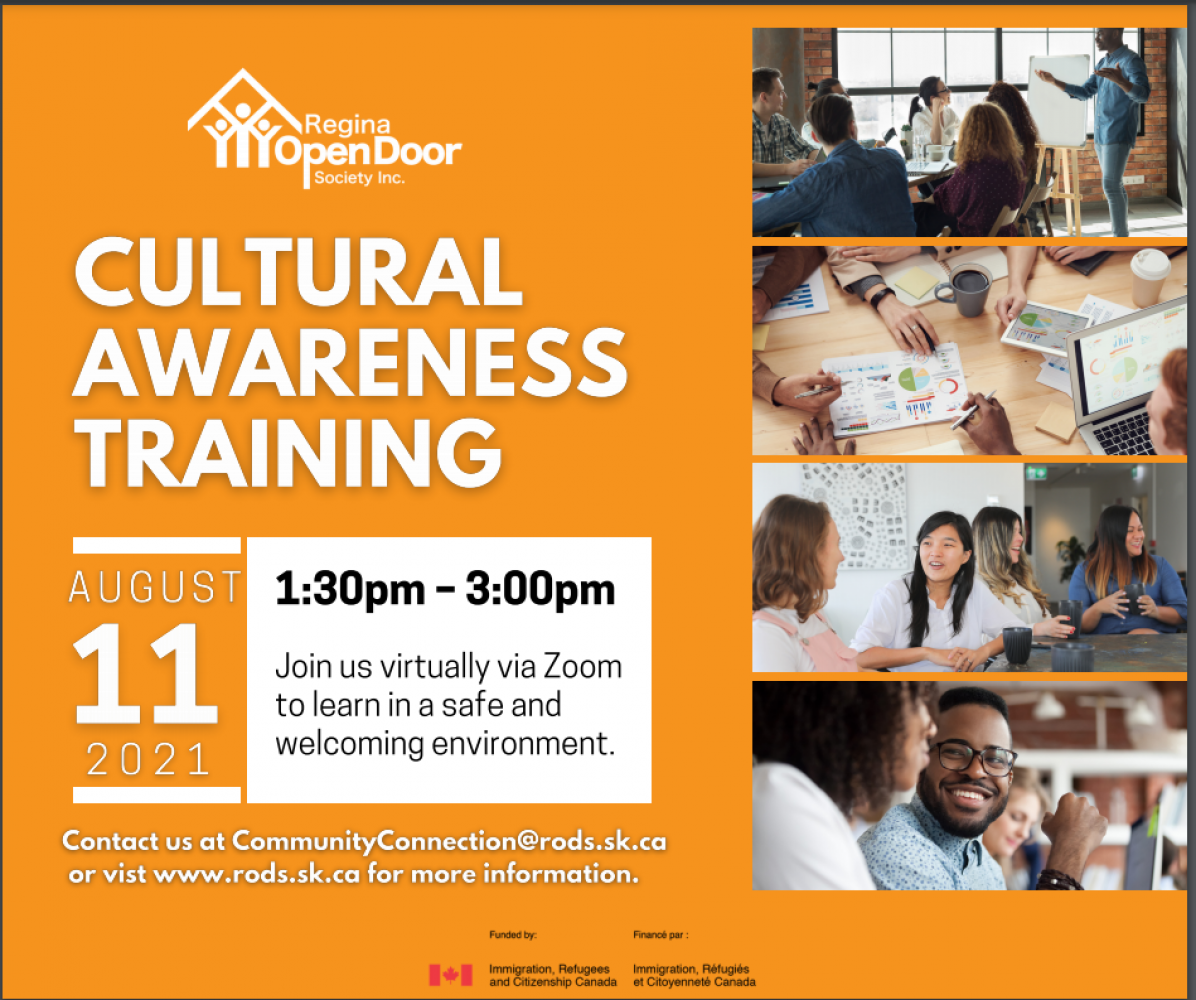 Cultural Awareness Training - August 11th. Register now!