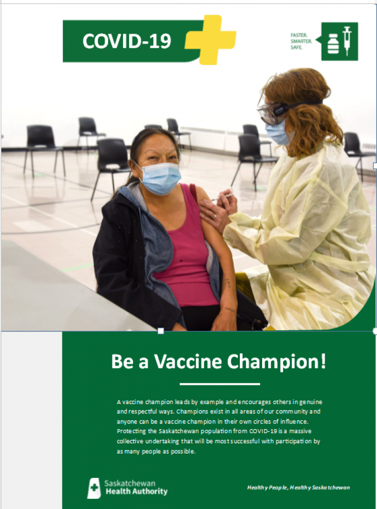 Do you know of someone who would make a great Vaccine Champion in your Community?