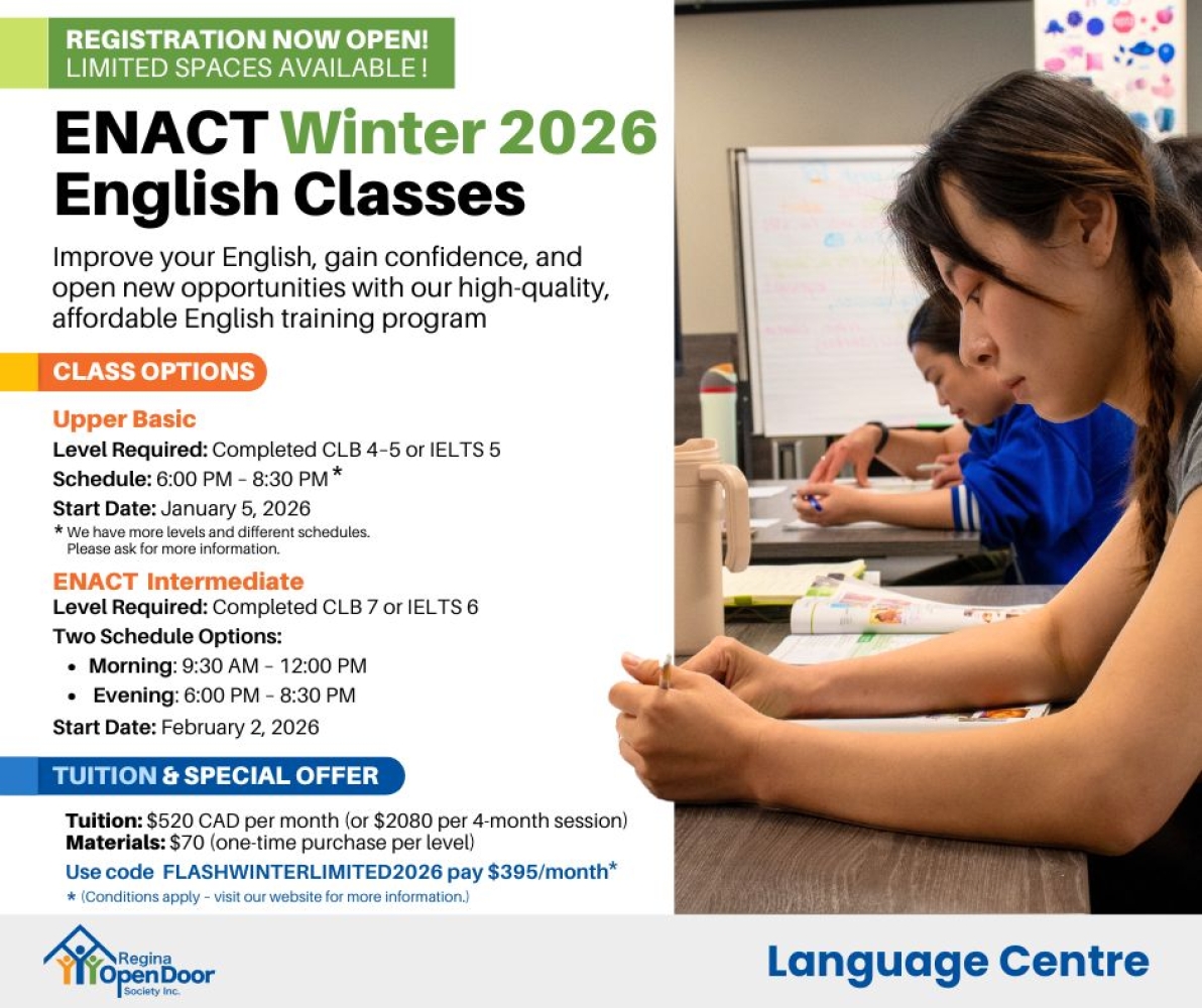Flash Winter Discount on ENACT Intermediate Evening Classes