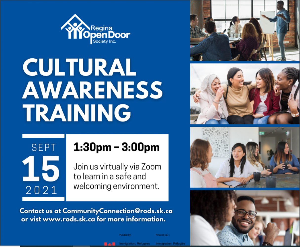 Free Cultural Awareness Training - Sept 15!  Register now!