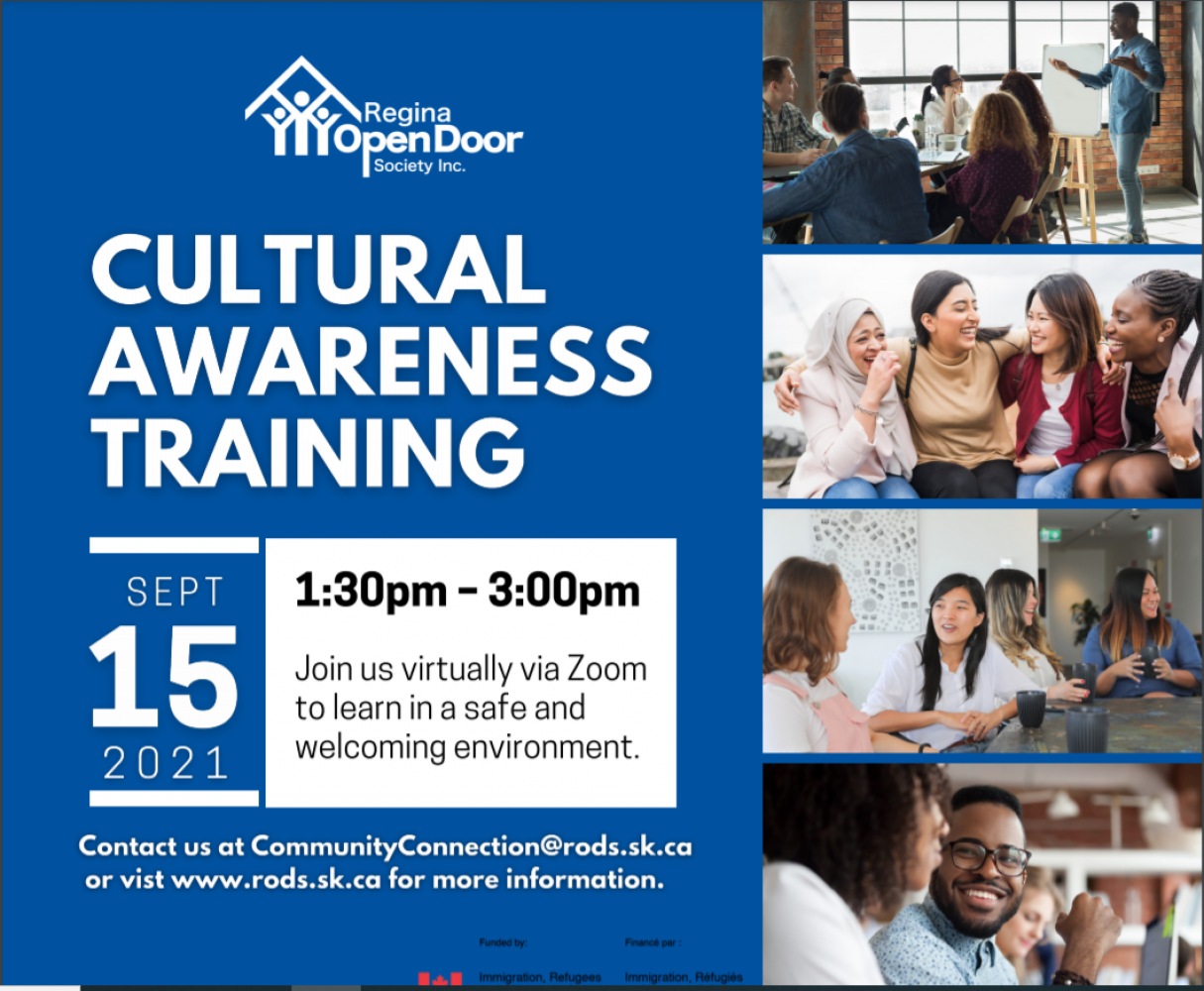 Free Cultural Awareness Training - Sept 15! Register now!