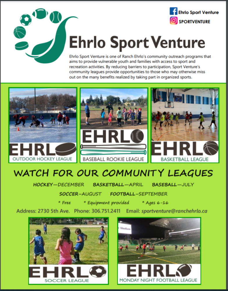 FREE - Football Registration! And a Sports Equipment Lending Library - Ehrlo Sports Venture