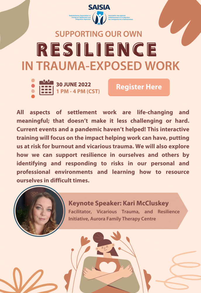 Free Professional Development - Supporting Our Own Resilience in Trauma-Exposed Work