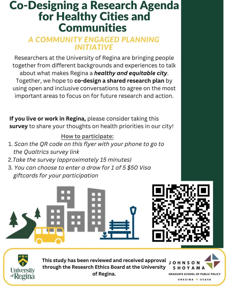 Help Co-Design a Community-Informed Research Agenda for Regina