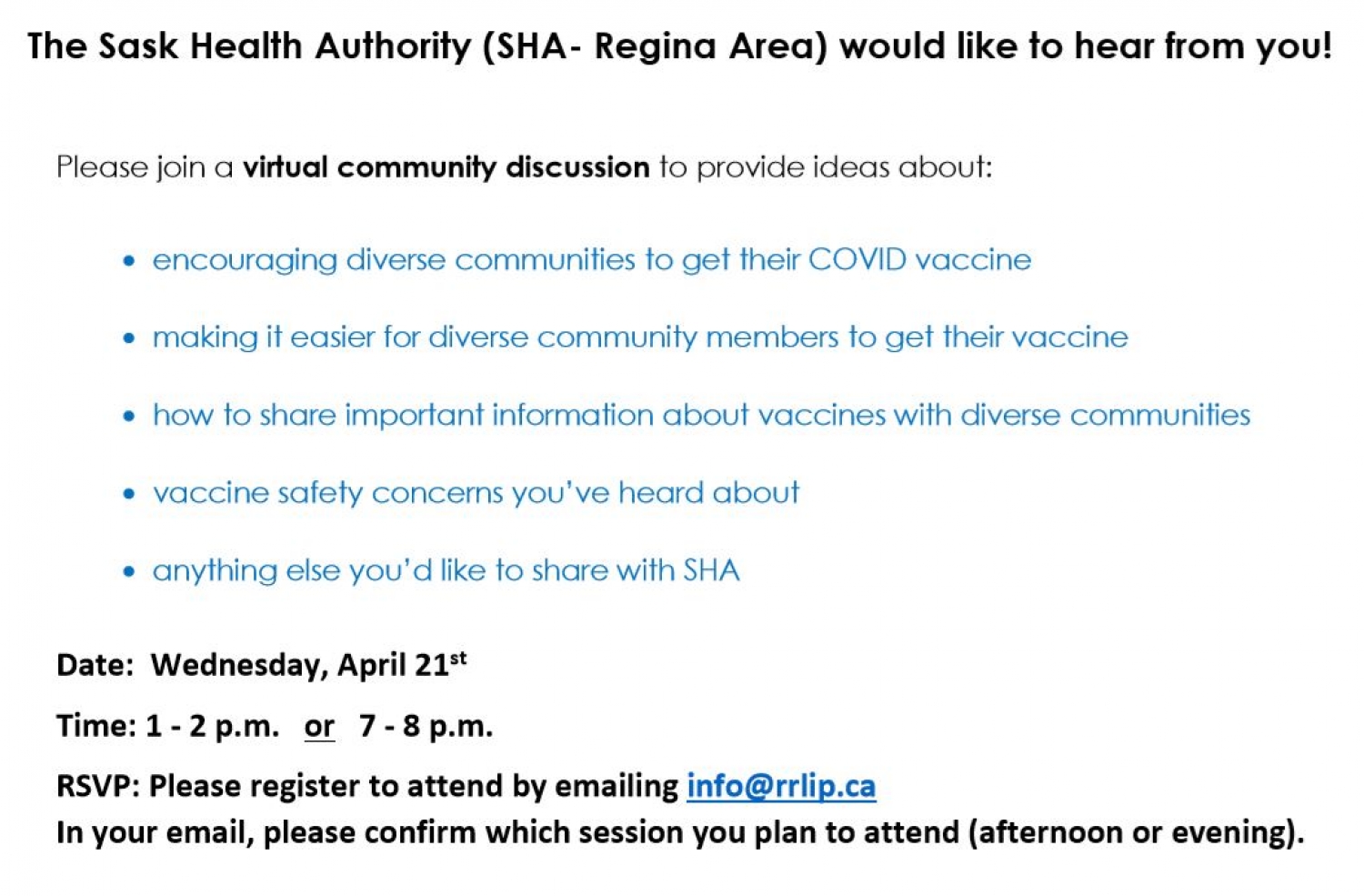 Important Vaccination Discussion for Newcomers and Those Who Work With Them