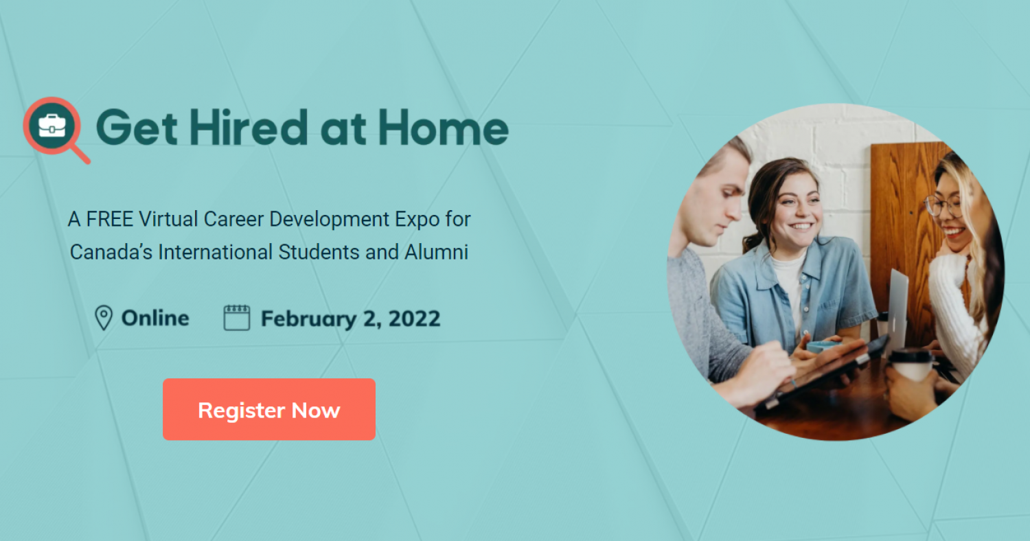 International Students and Alumni - Virtual Career Development Expo! Feb 2, 2022