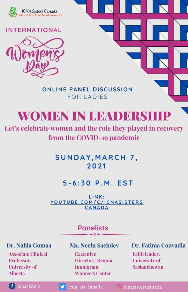 International Women's Day Online Panel Discussion - This Sunday - March 7th!