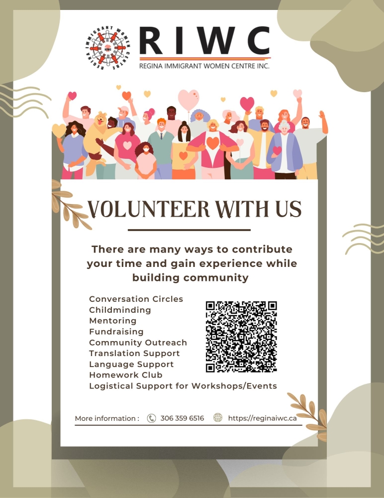 Join RIWC as a Volunteer and Support Newcomers in Regina!