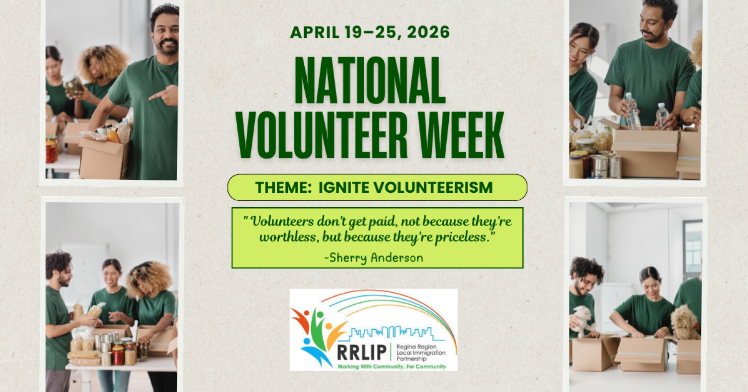 National Volunteer Week 2026: Igniting Volunteerism in Regina