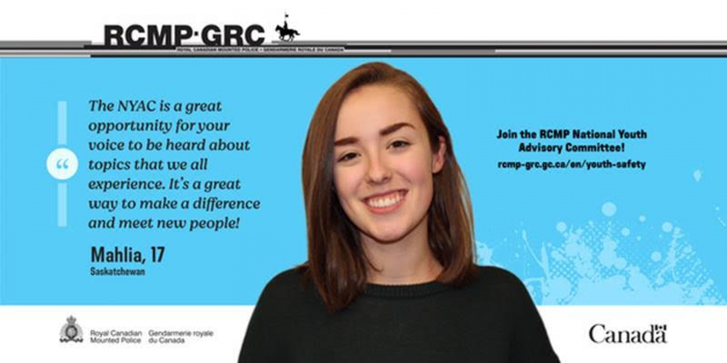 National Youth Advisory Committee for the RCMP is Recruiting.  Apply Now!