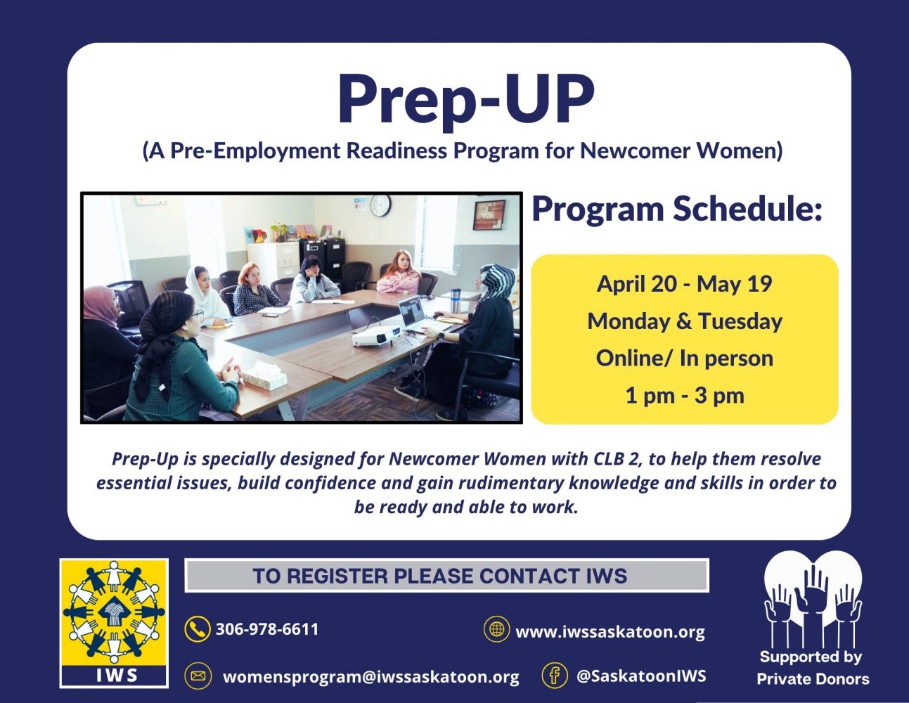 Prep‑UP: A Pre‑Employment Readiness Program for Newcomer Women