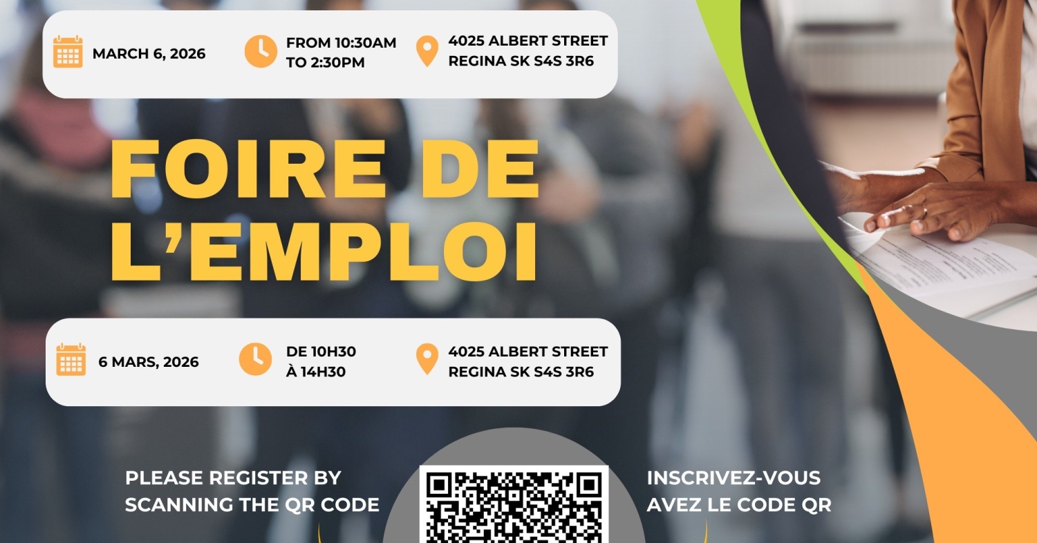 Regina Bilingual Job Fair / Foire de l’emploi bilingue à Regina
