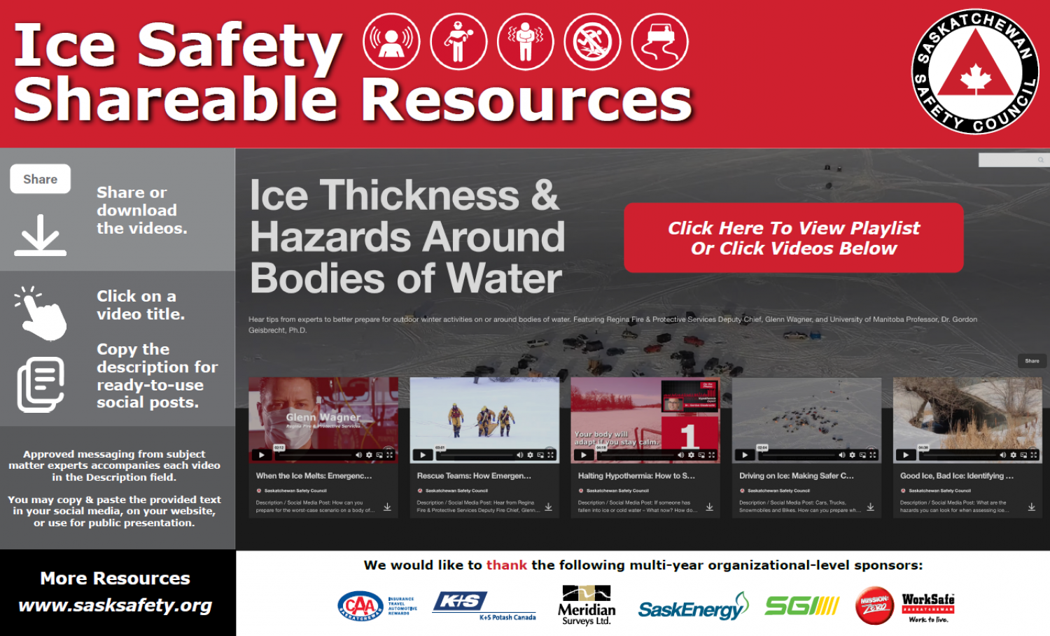 Sharable Safety Videos about Outdoor Activities