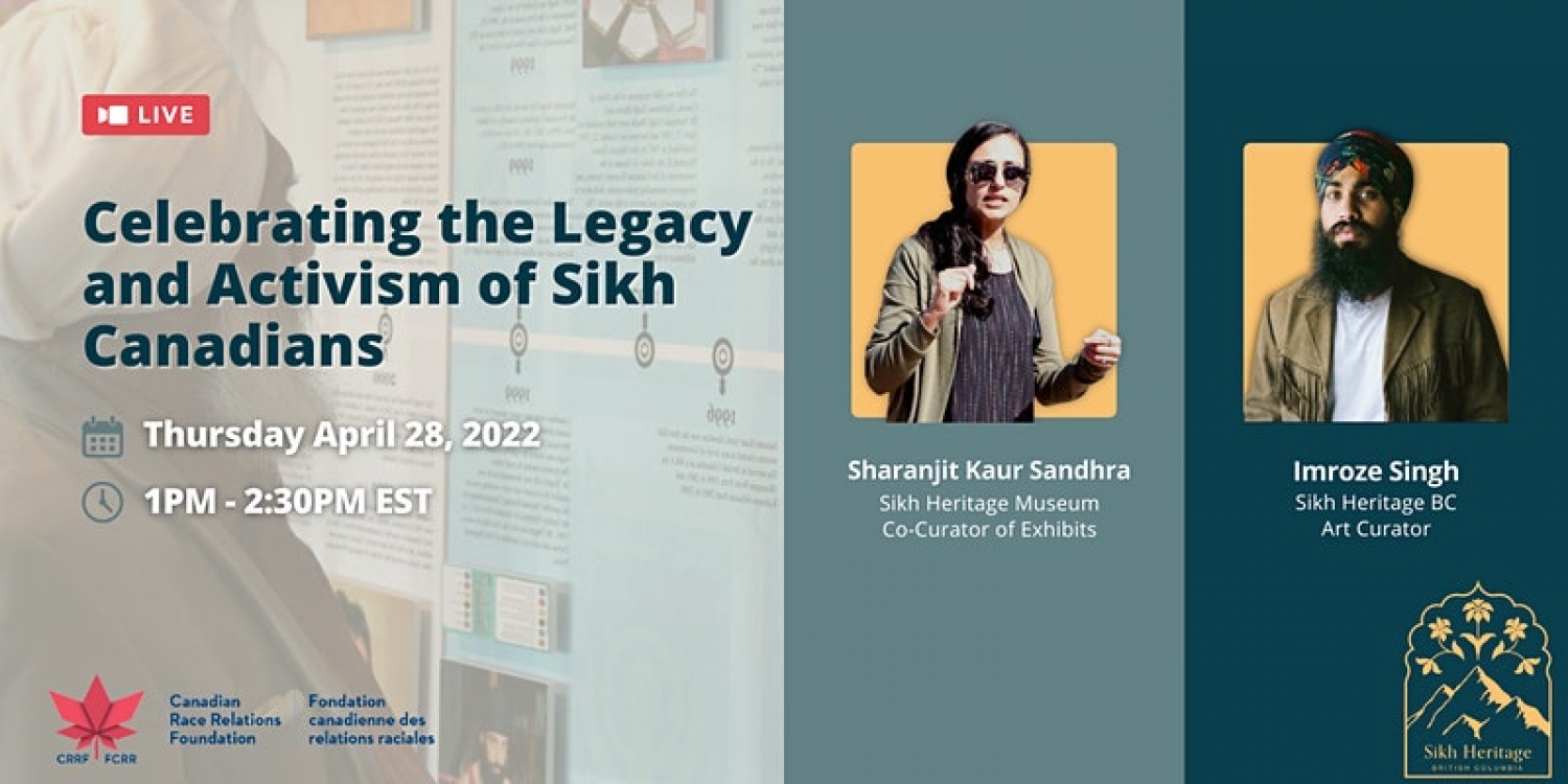 Learn About Sikh Canadians. Attend a Free Virtual Tour Celebrating Their Legacy and Activism on May 28