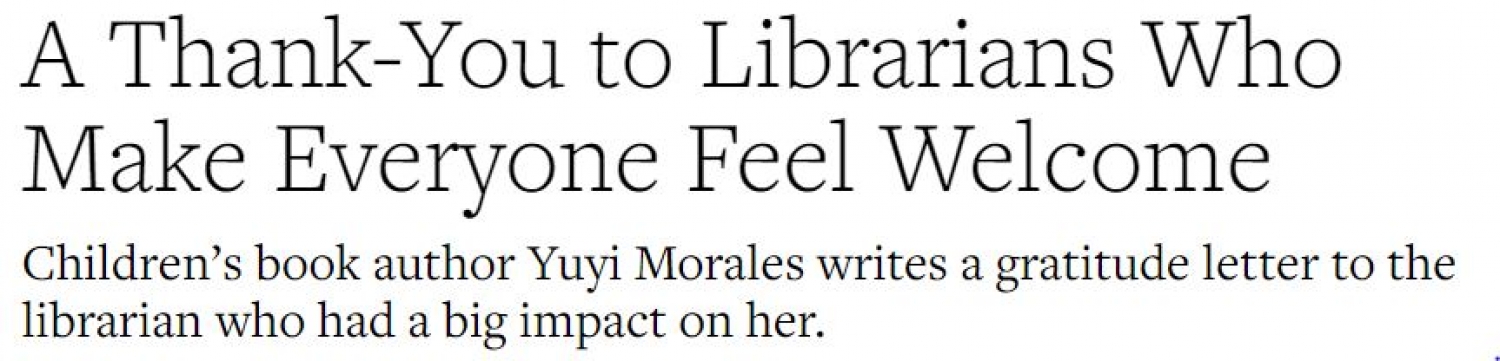 Video Highlighting the Importance of Librarians in Newcomers' Lives