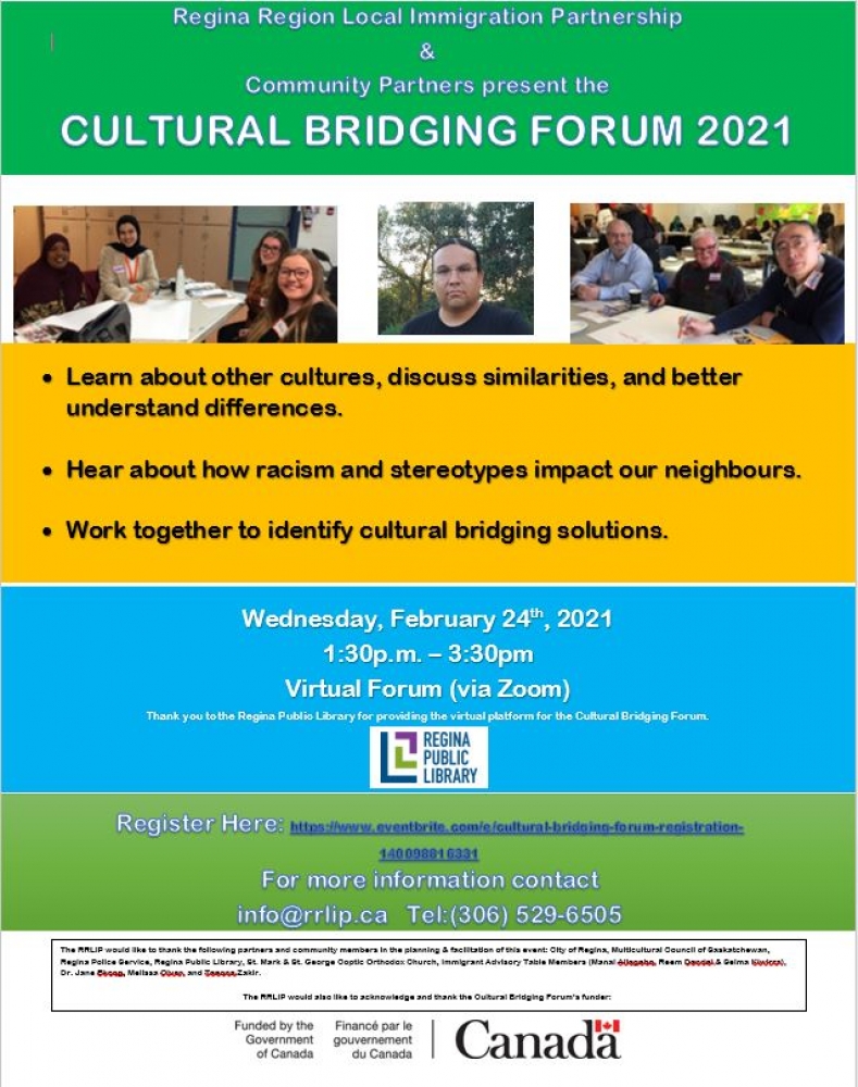 Virtual Cultural Bridging Forum - Wednesday, Feb. 24th