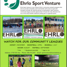 FREE - Football Registration!  And a Sports Equipment Lending Library - Ehrlo Sports Venture 