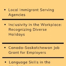 Resource for Employers: Newcomer Workforce Newsletter