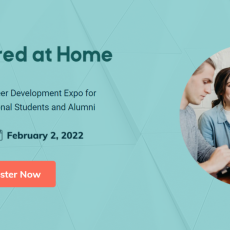 International Students and Alumni - Virtual Career Development Expo!  Feb 2, 2022 