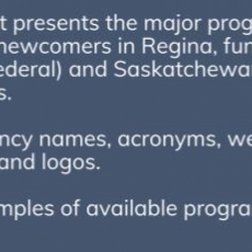 Listing and Types of Newcomer Services in Regina 