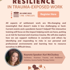 Free Professional Development - Supporting Our Own Resilience in Trauma-Exposed Work
