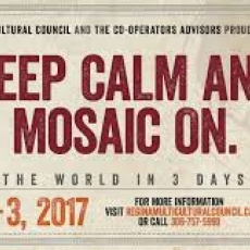 Mosaic 2017! A Festival of Cultures! June 1-3.  