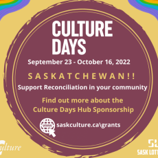 Culture Days 2022 - Sept. 23 - Oct. 6!  Scholarships for Activities Available.  