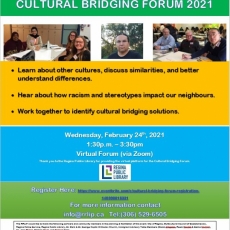 Virtual Cultural Bridging Forum - Wednesday, Feb. 24th